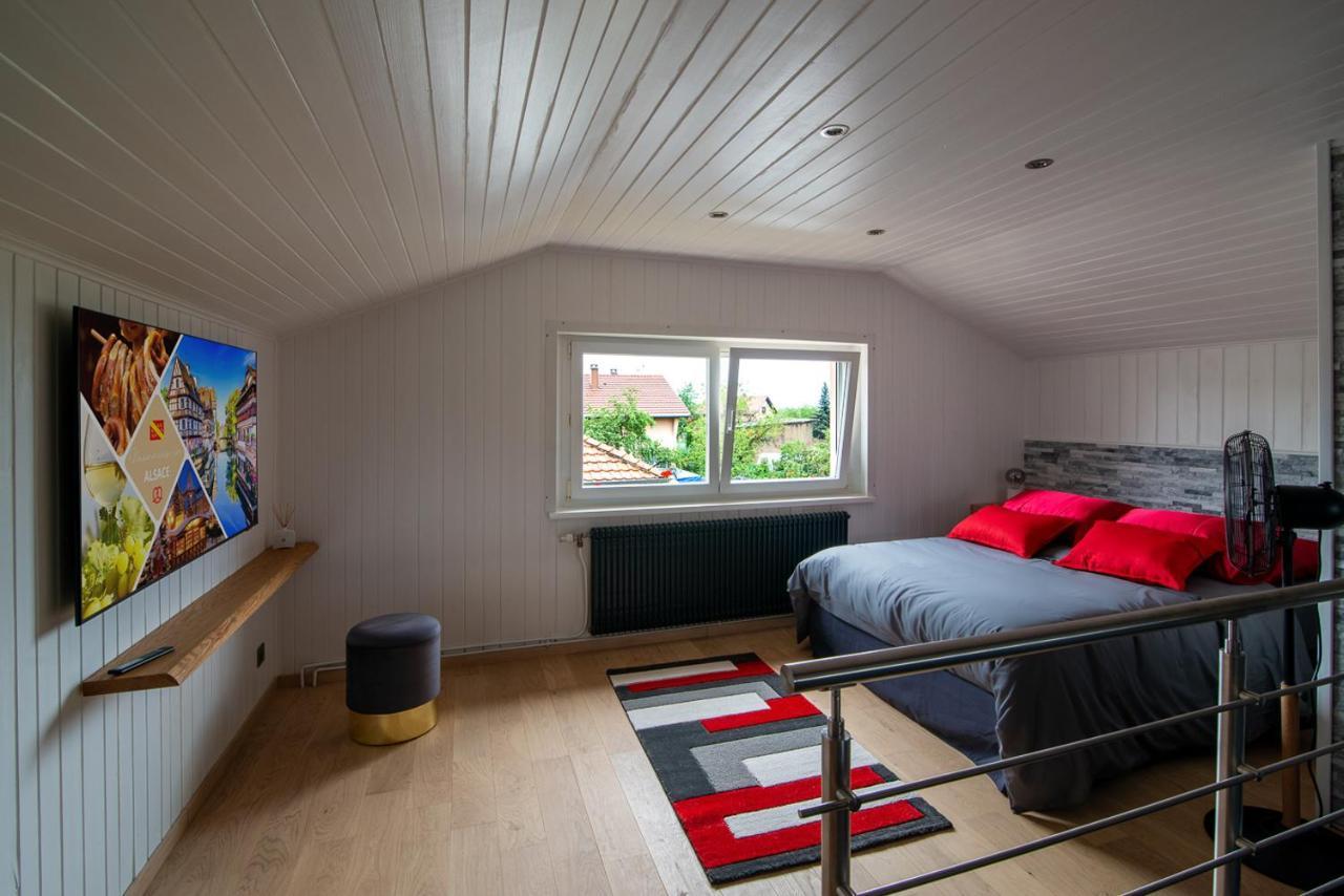 Gite Au Coeur De L'Alsace Maison Gatsby Staffelfelden Esterno foto